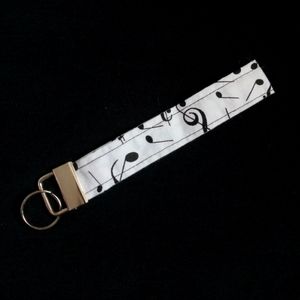 Handmade Fabric Key Chains / wristlet